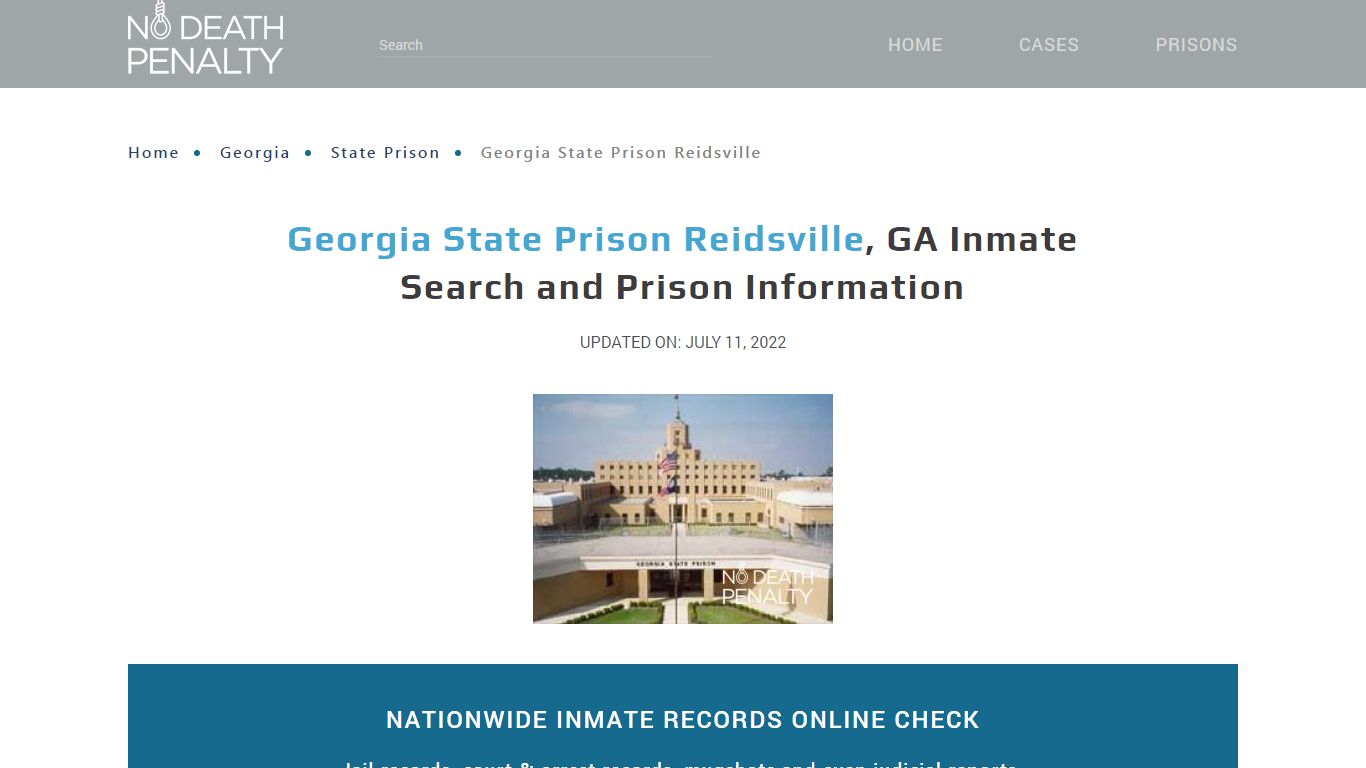 Georgia State Prison Reidsville, GA Inmate Search ...